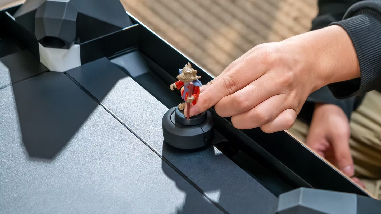 FunPop hopes you'll decorate your paddles with figurines so they're more like board game pieces