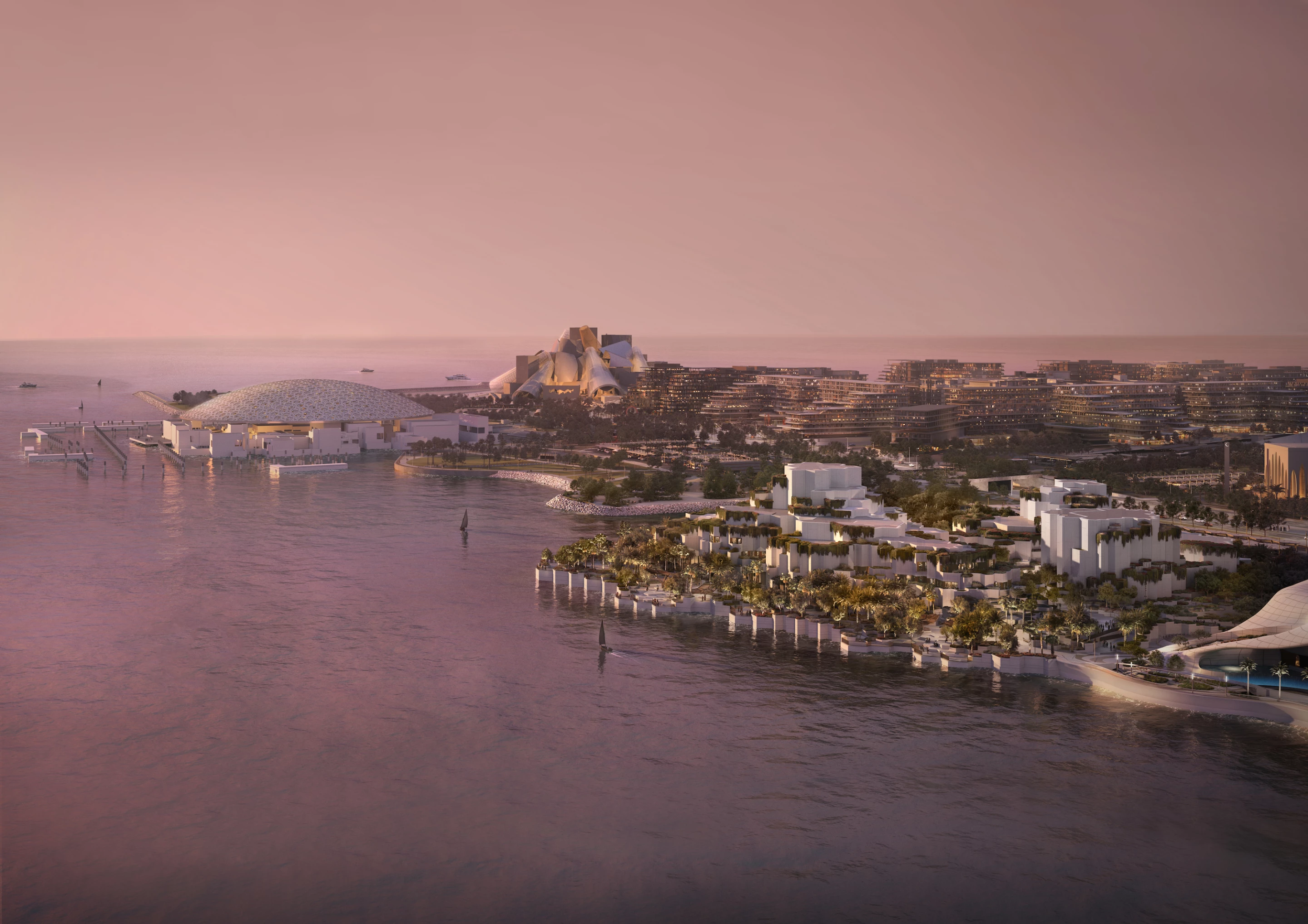 The Natural History Museum Abu Dhabi will be located on the Saadiyat Island cultural site, which also includes the Abu Dhabi Louvre
