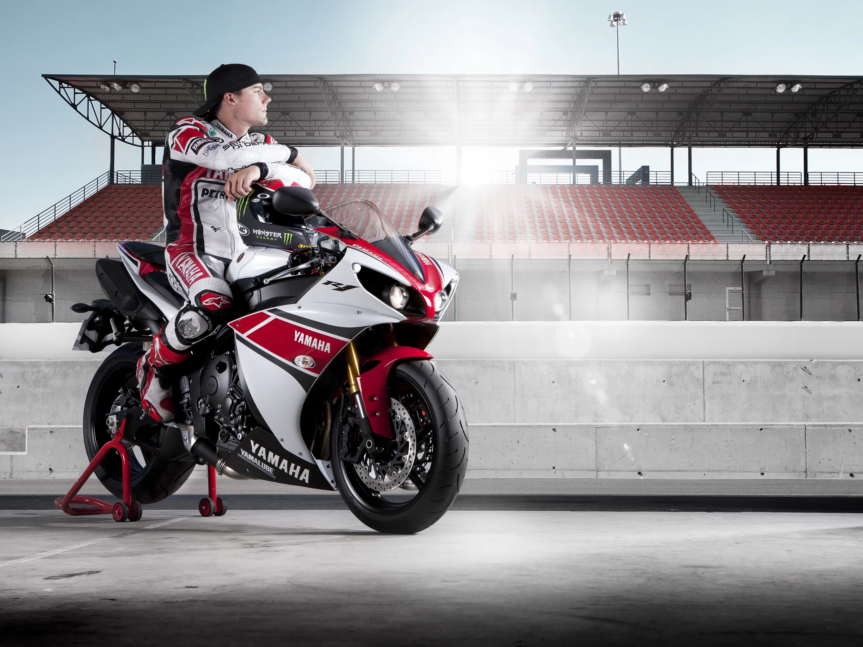 Ben Spies on the 2012 Yamaha YZR-M1