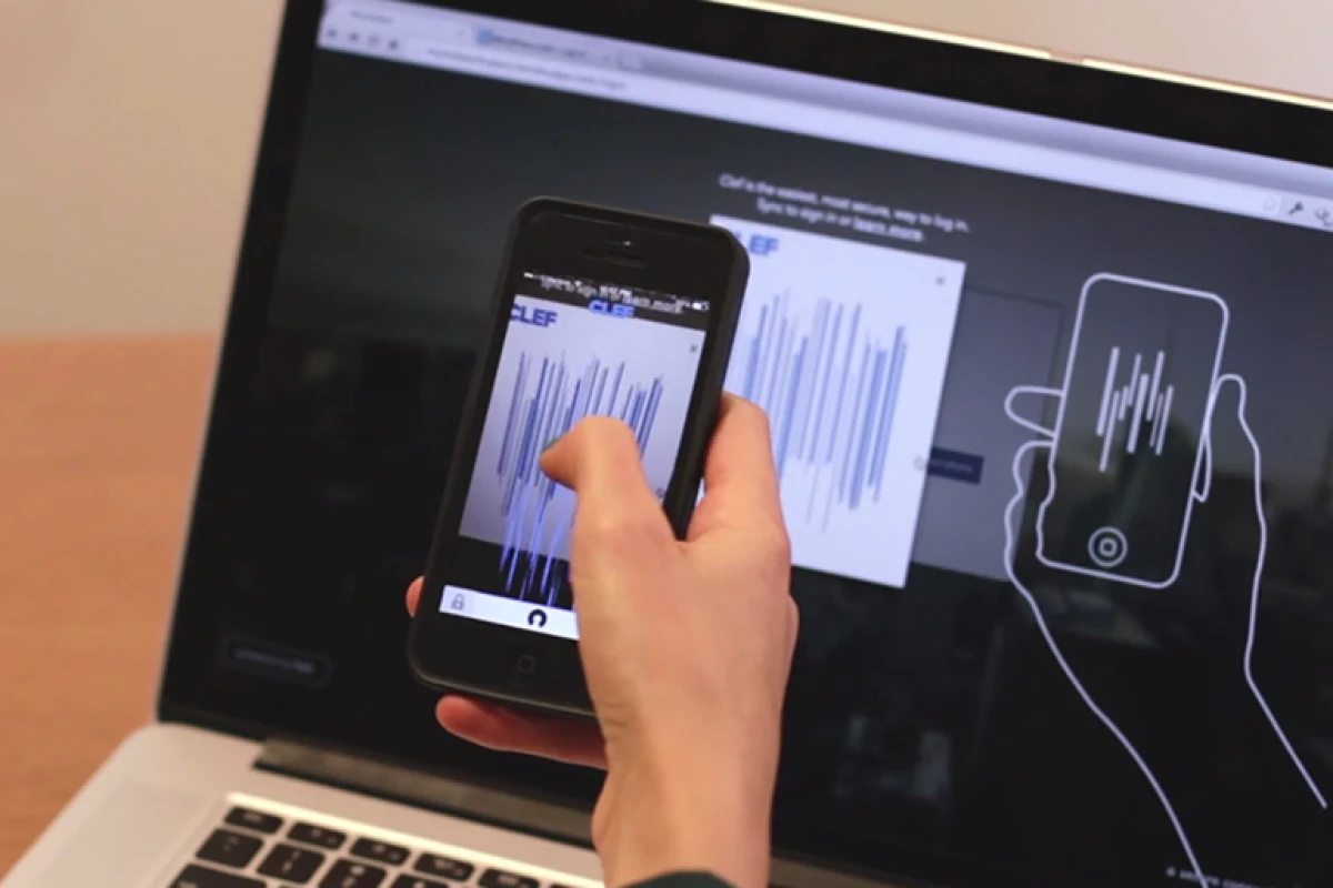 Clef uses an animation instead of an unlock code