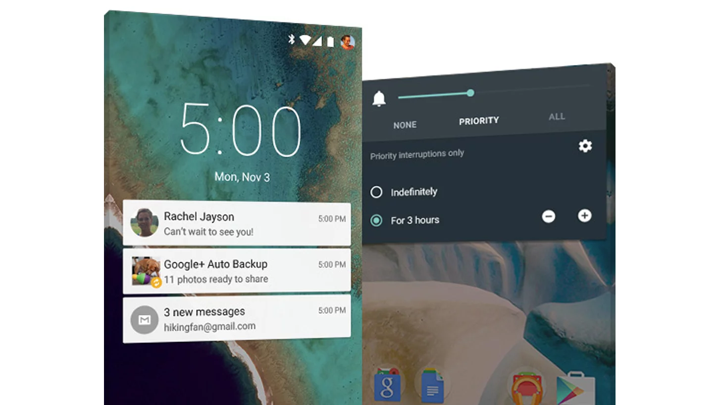 The new version of the OS brings more versatile notifications