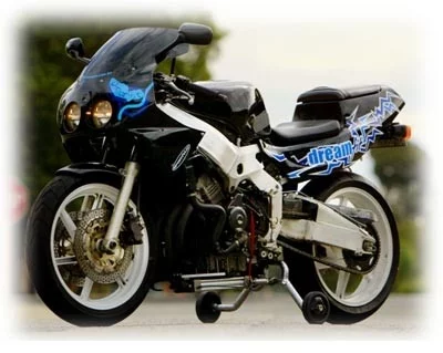 The Dreamfit motorcycle for paraplegics