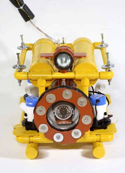 Hobbyist Leonard Whistler's homebuilt SeaFox, with custom camera housing (Photo: Leonard Whistler)