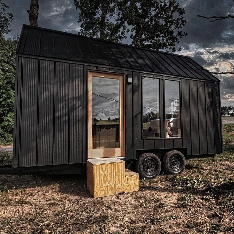 The Overnighter is based on a double-axle trailer and has a length of just 18 ft (5.5 m) as standard, though is also available in larger configurations