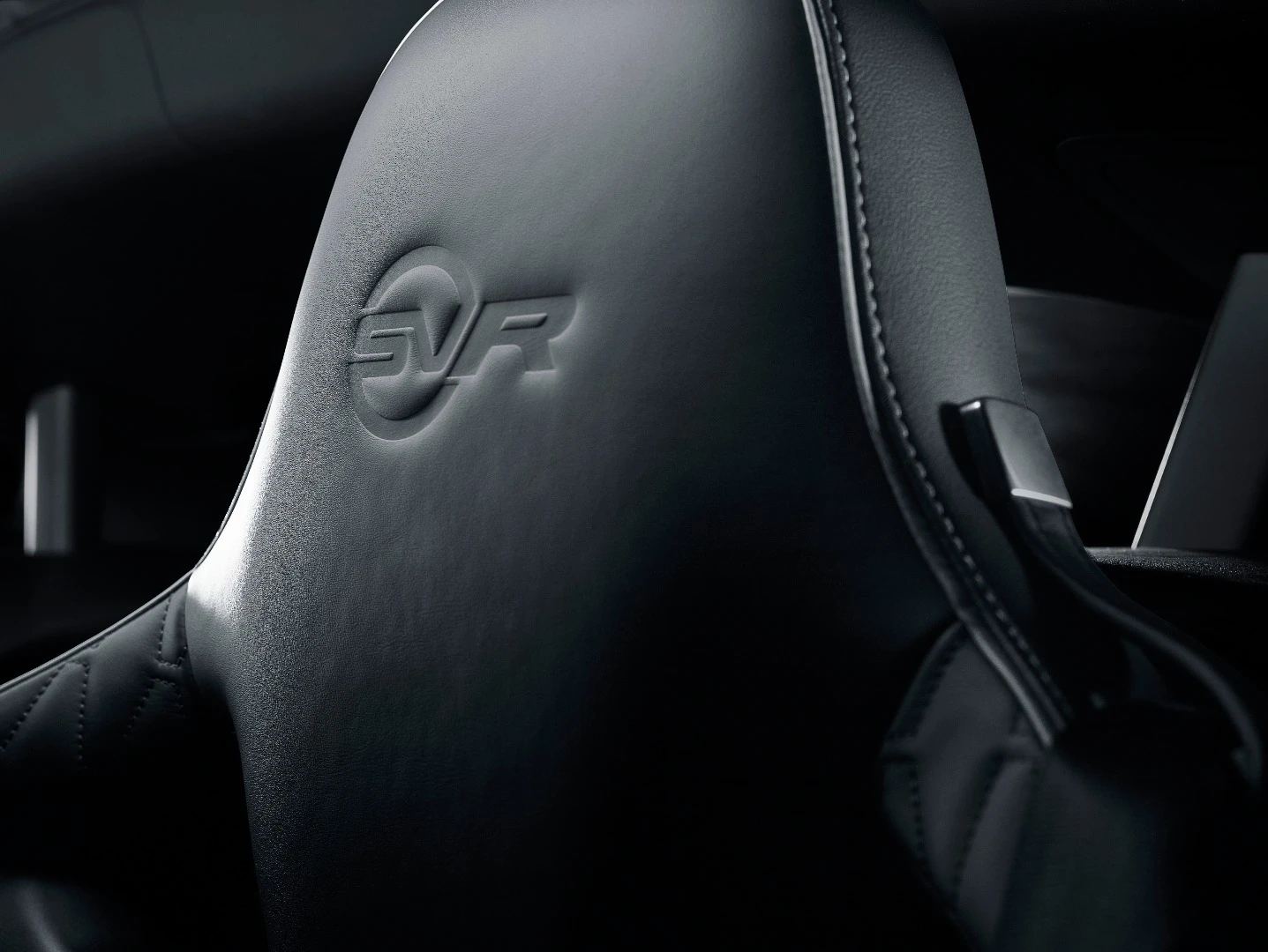 The Jaguar F-Type SVR logo