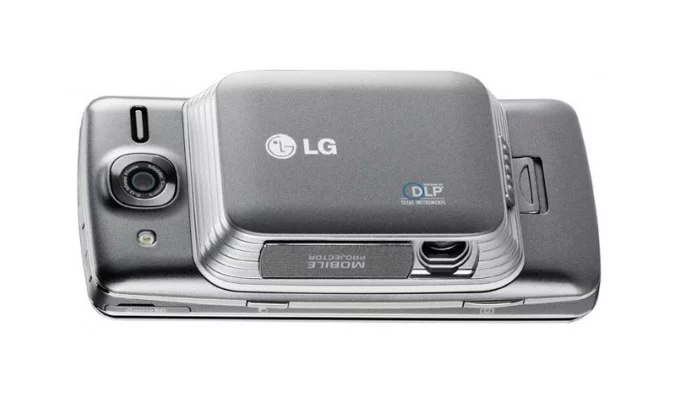 The LG eXpo is the first device in North America with an optical integrated pico projector