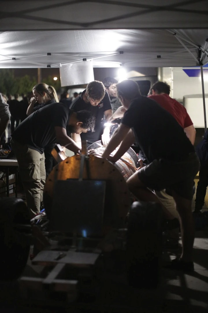 In between tests, the teams were able to fix and modify their pods