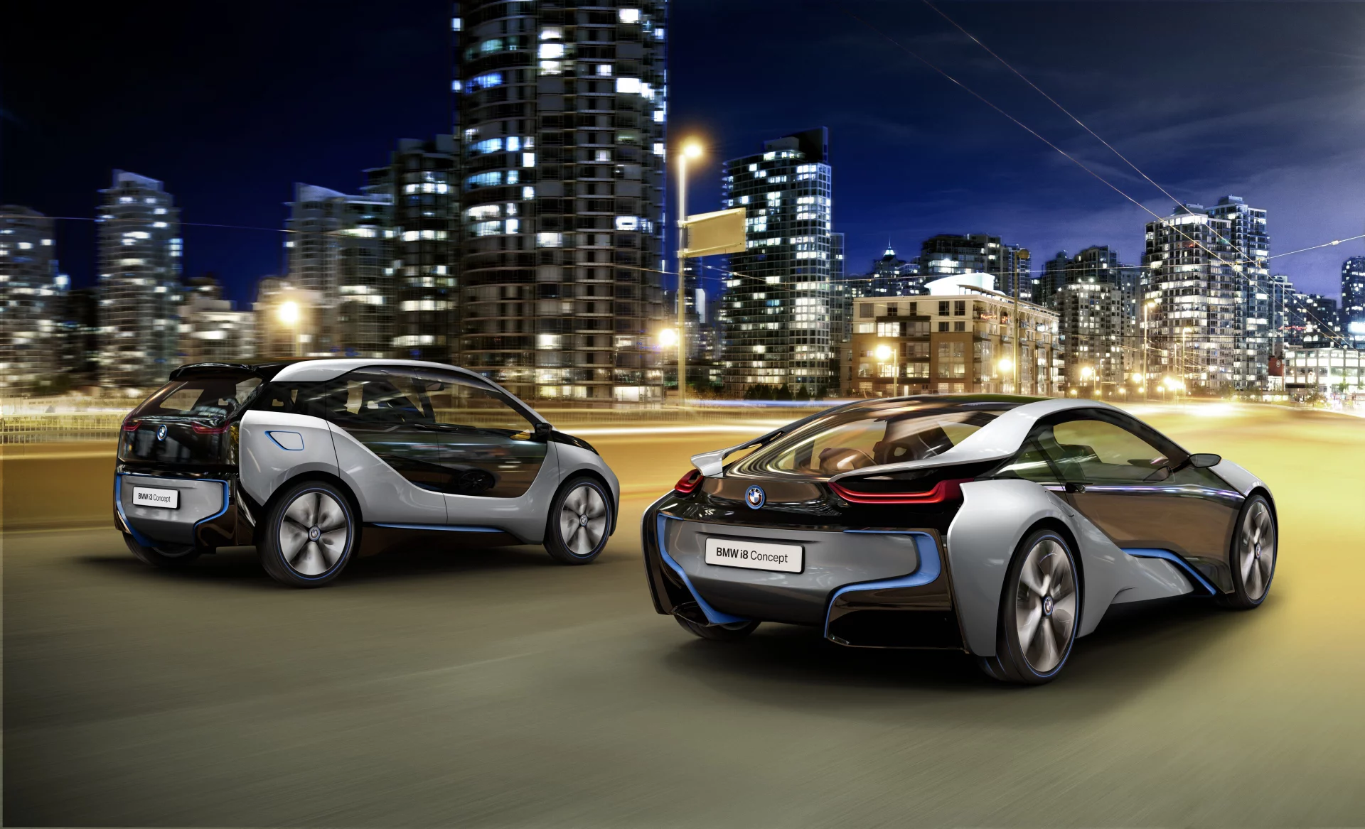 The BMW i3 and i8 electric and hybrid cars