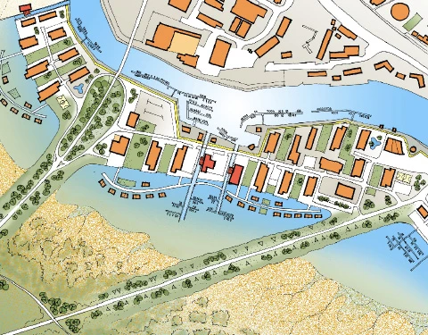 Careful site planning may allow space for water to be accommodated on site