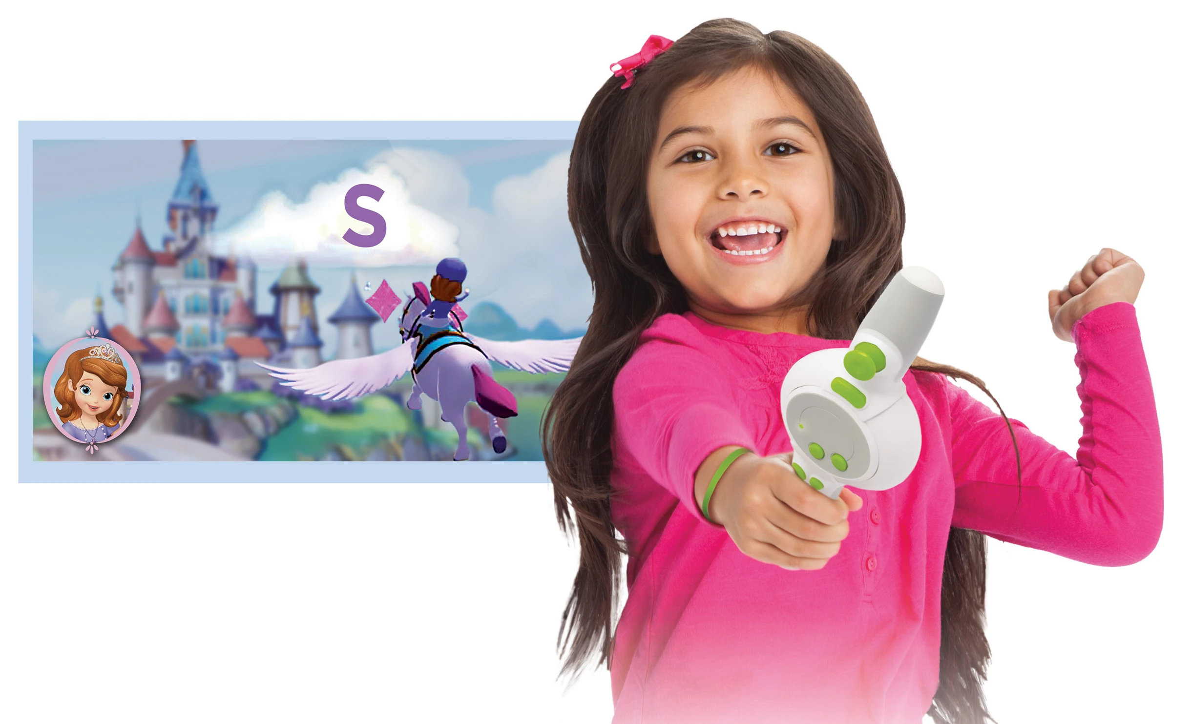 Pointer Play games on the LeapFrog LeapTV use motion controllers and their LED pointers to convert movement into gameplay