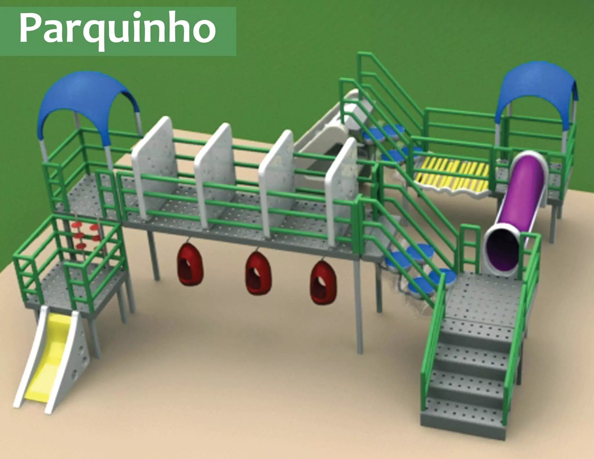 Parquinho incorporates activities for both children with autism as well as those without disabilities