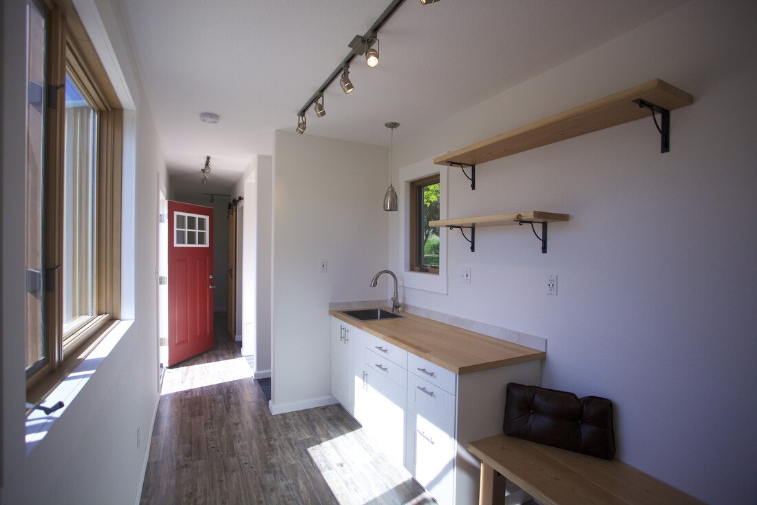 View towards the front door