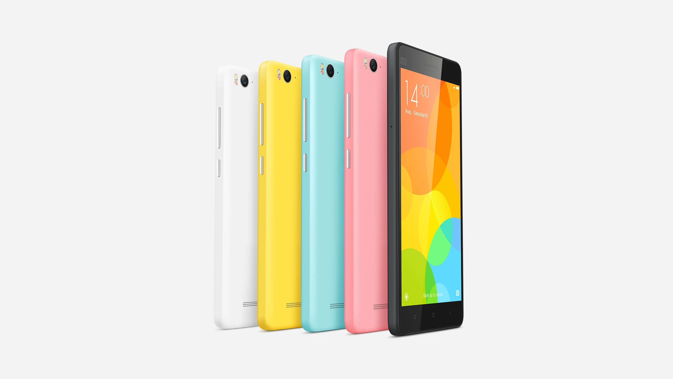 The Mi 4i comes in white, yellow, blue, pink, or black, with identical specs across all five