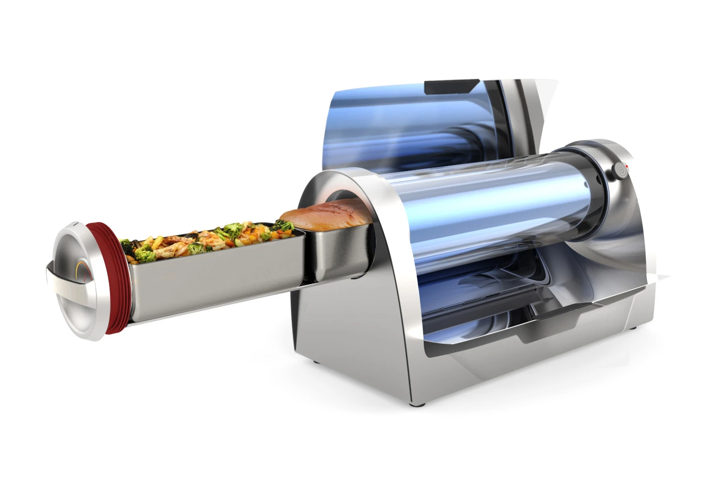 It's not actually a grill, but the GoSun Grill does look like an interesting means of cooking meals outdoors