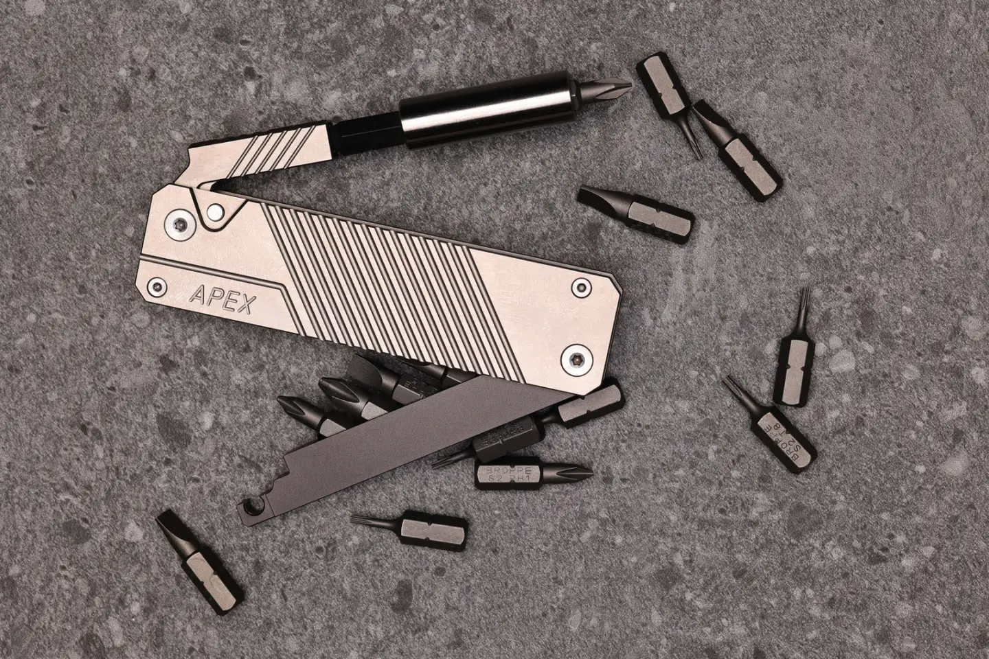 Ant offers a full selection of different bit styles and sizes to make the Apex V2 as versatile as possible