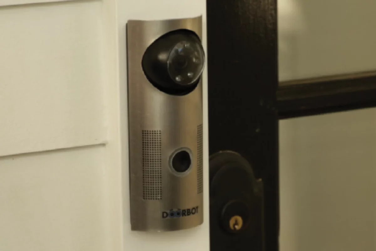 DoorBot streams video and audio to your smartphone or tablet, wherever you are
