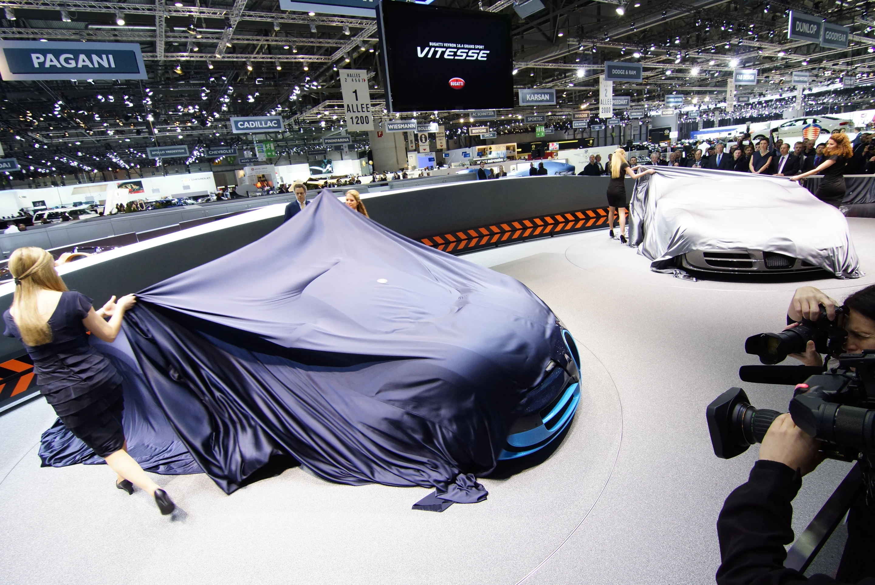 The Grand Sport Vitesse unveiling in Geneva