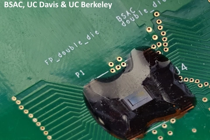An ultrasonic fingerprint sensor measures a three-dimensional, volumetric image of the finger's surface and the tissues beneath, making it difficult to spoof