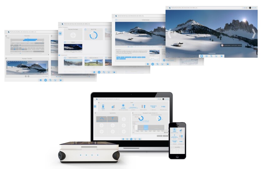 Tikee users can produce time-lapse videos using the custom web app