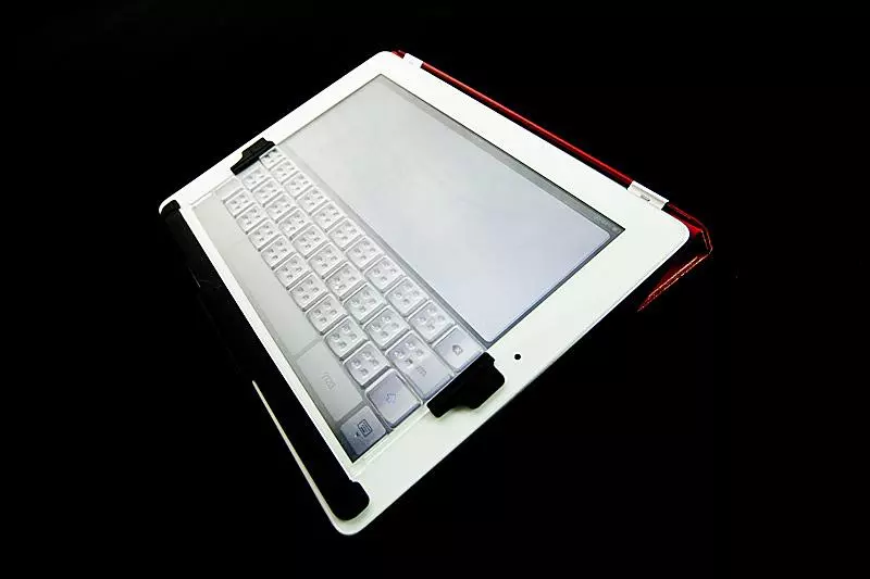 The TouchFire screen-top keyboard for the iPad