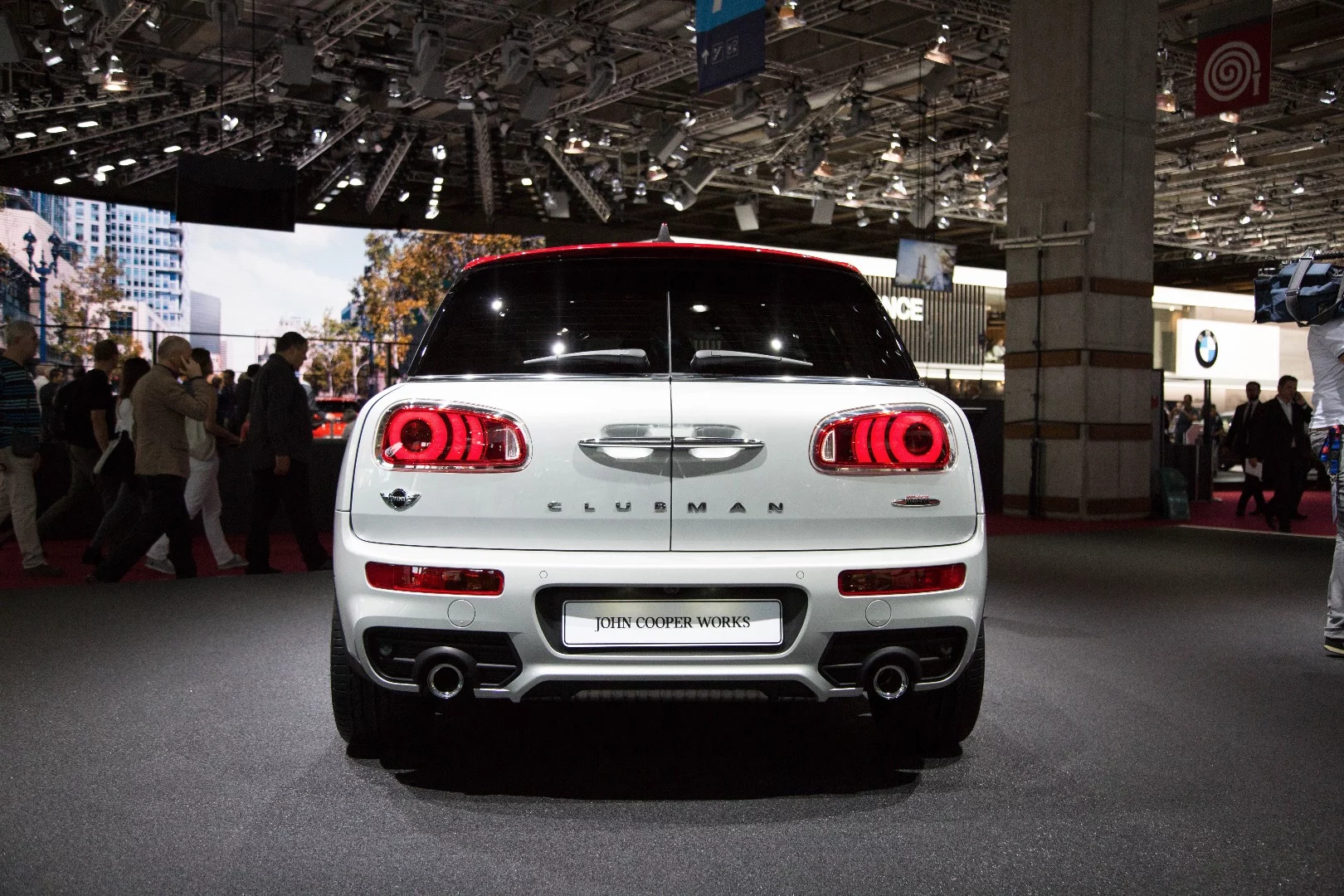 The Mini Clubman JCW has four doors and a boot, making it much more practical than the average Cooper