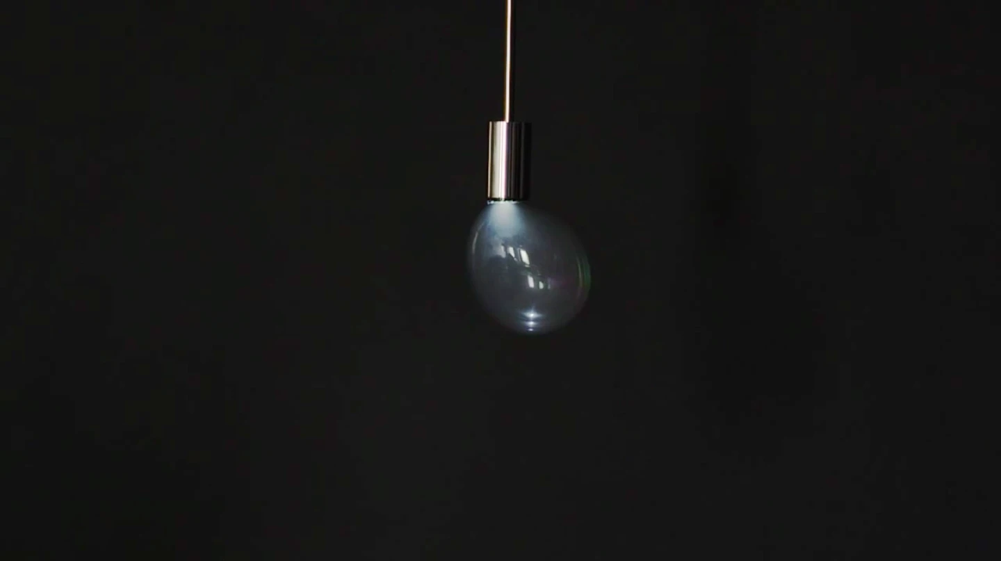 According to FRONT's math, its Surface Tension Lamp will create approximately 3 million different lampshades over its life