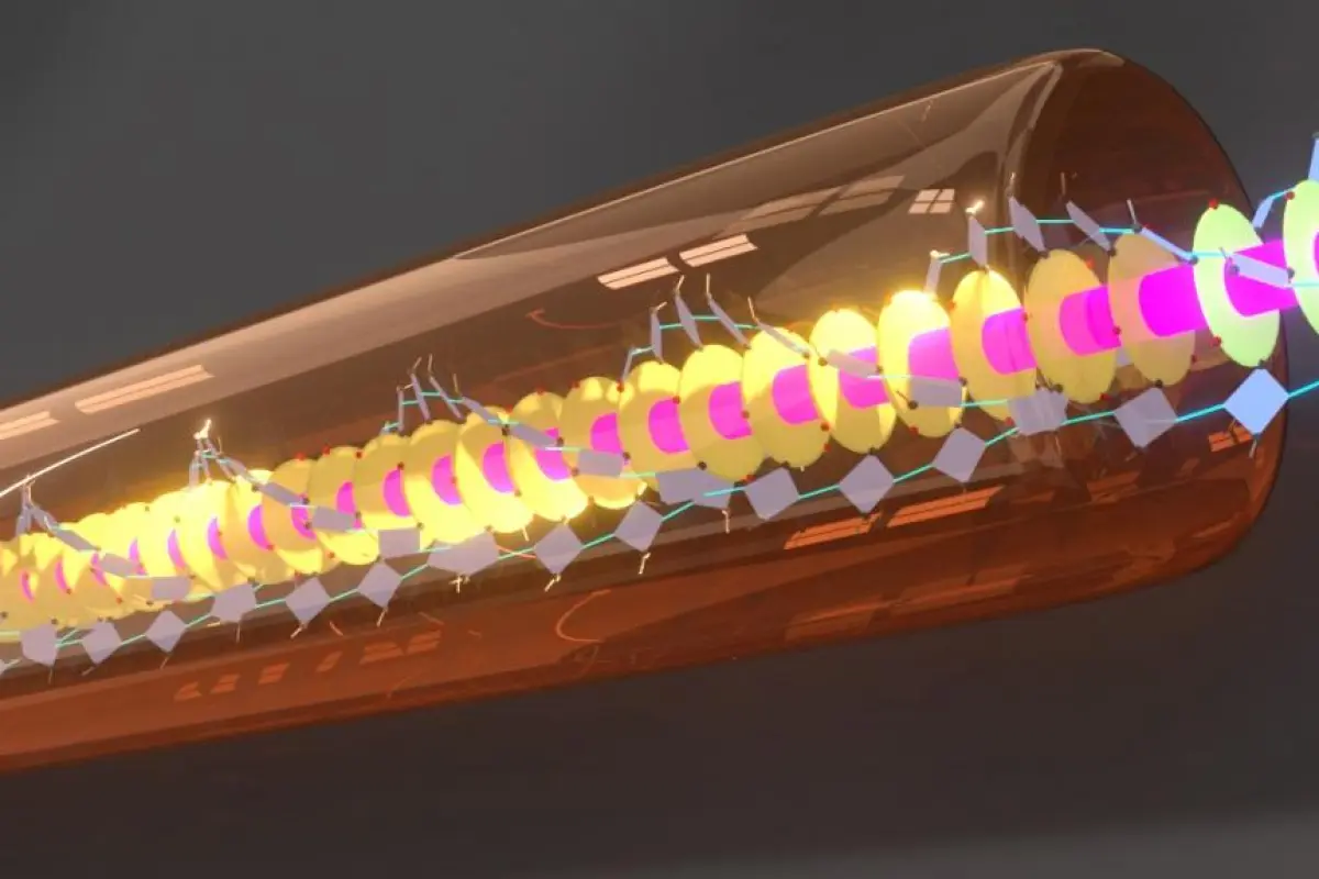 Researchers have created a super-efficient light-energy transport conduit that exhibits almost zero loss