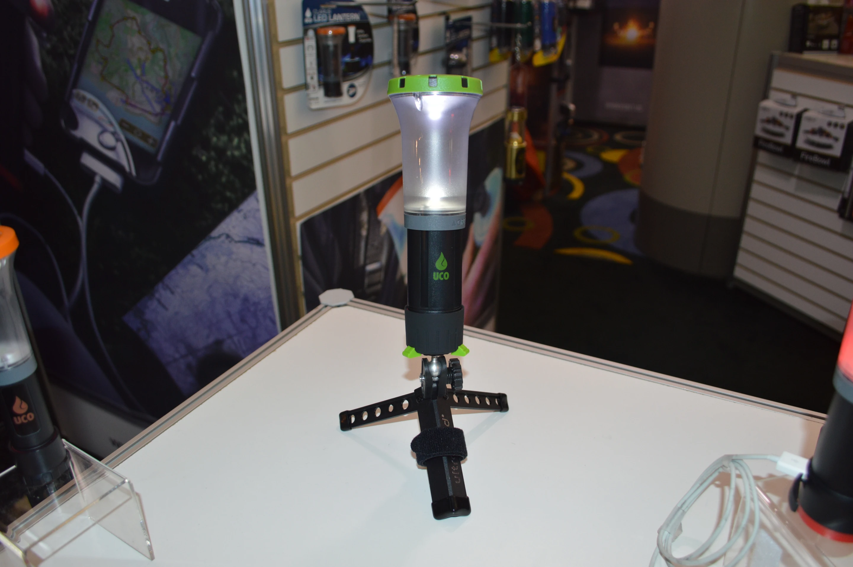 The LumoraPod gains extra versatility with the included tripod