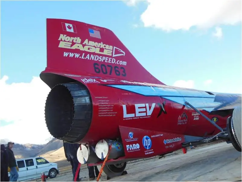 The Eagle drinks 40 gallons/minute (151 L/min) at idle and 80 gallons/minute (302.83 L/min) under full throttle