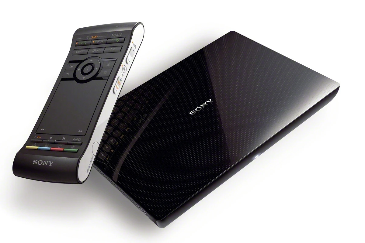 The Sony NSZ-GS7 Google TV box has a redesigned remote with touchpad and QWERTY keypad