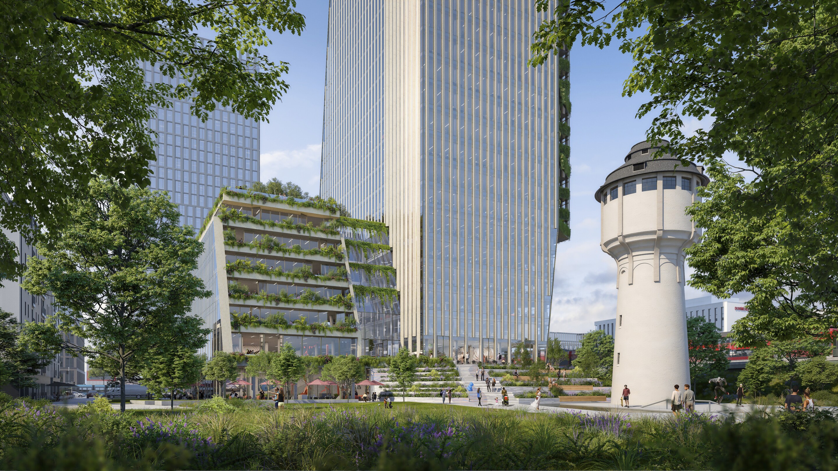 Nion's sustainability features will include rainwater collection, a solar panel facade, and energy efficient heating and cooling systems