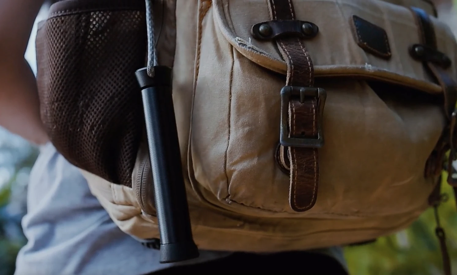 The new lanyard hole makes it as easy to carry the Aviator's Ember 2.0 outside the pack as in it