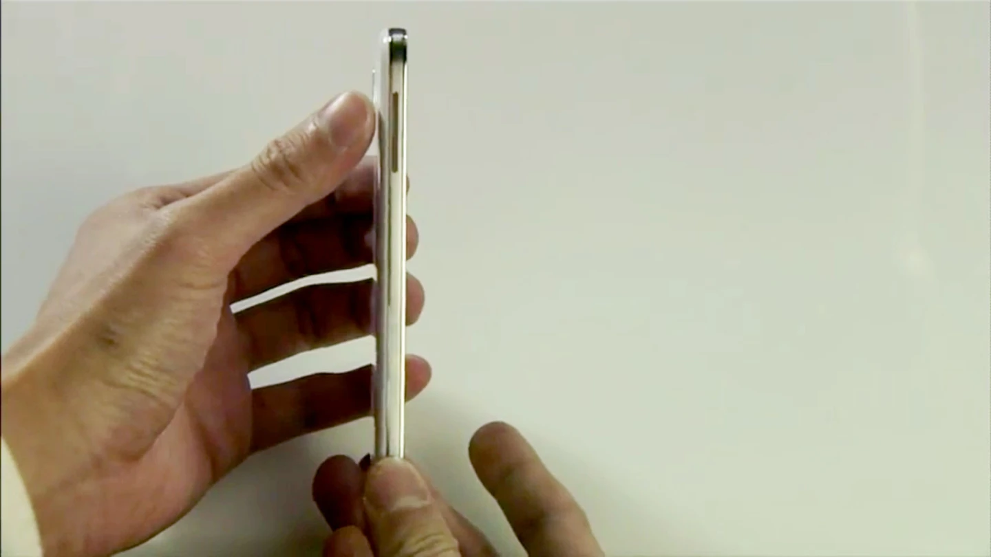 The Galaxy S4 is one of the thinner phones on the market, at 7.9 mm