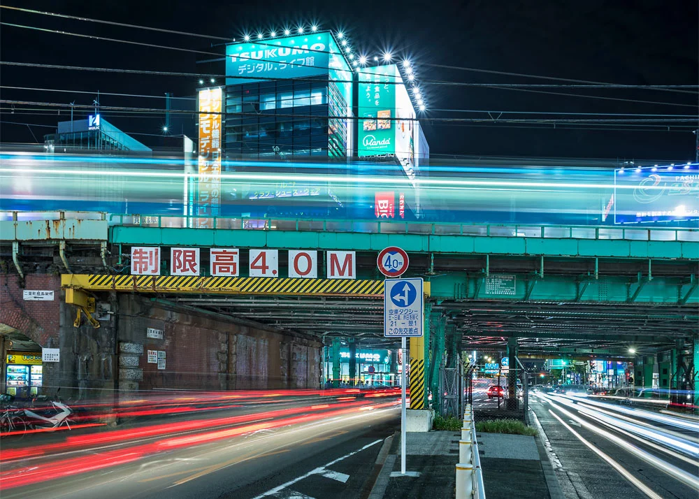 Winner of 1st place in the Professional Cityscapes category: Durvile Cavalcanti - Night walk. A series about the old iron viaducts of Tokyo city