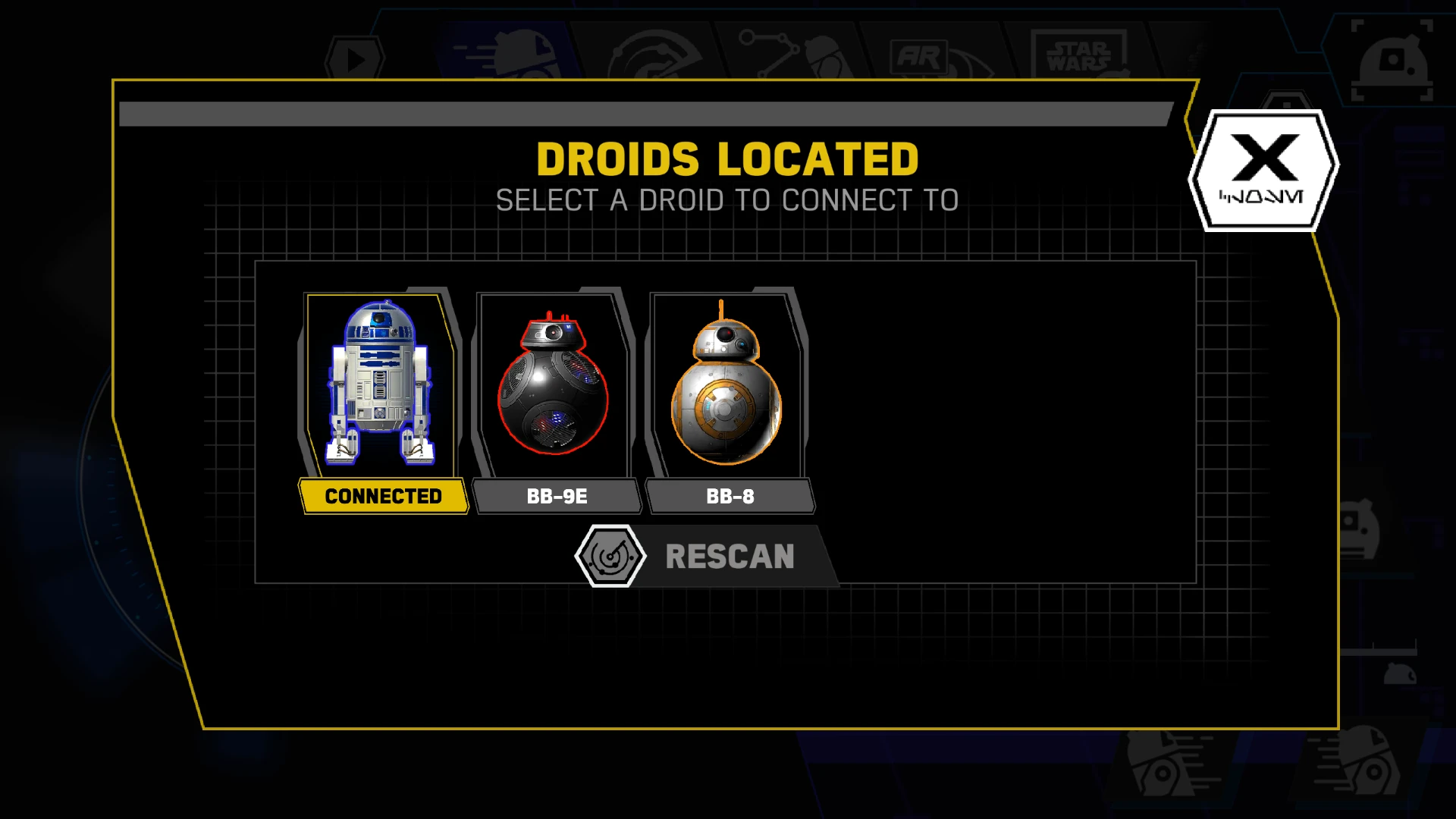 Pairing is easy, and some modes allow multiple droids to be connected at once