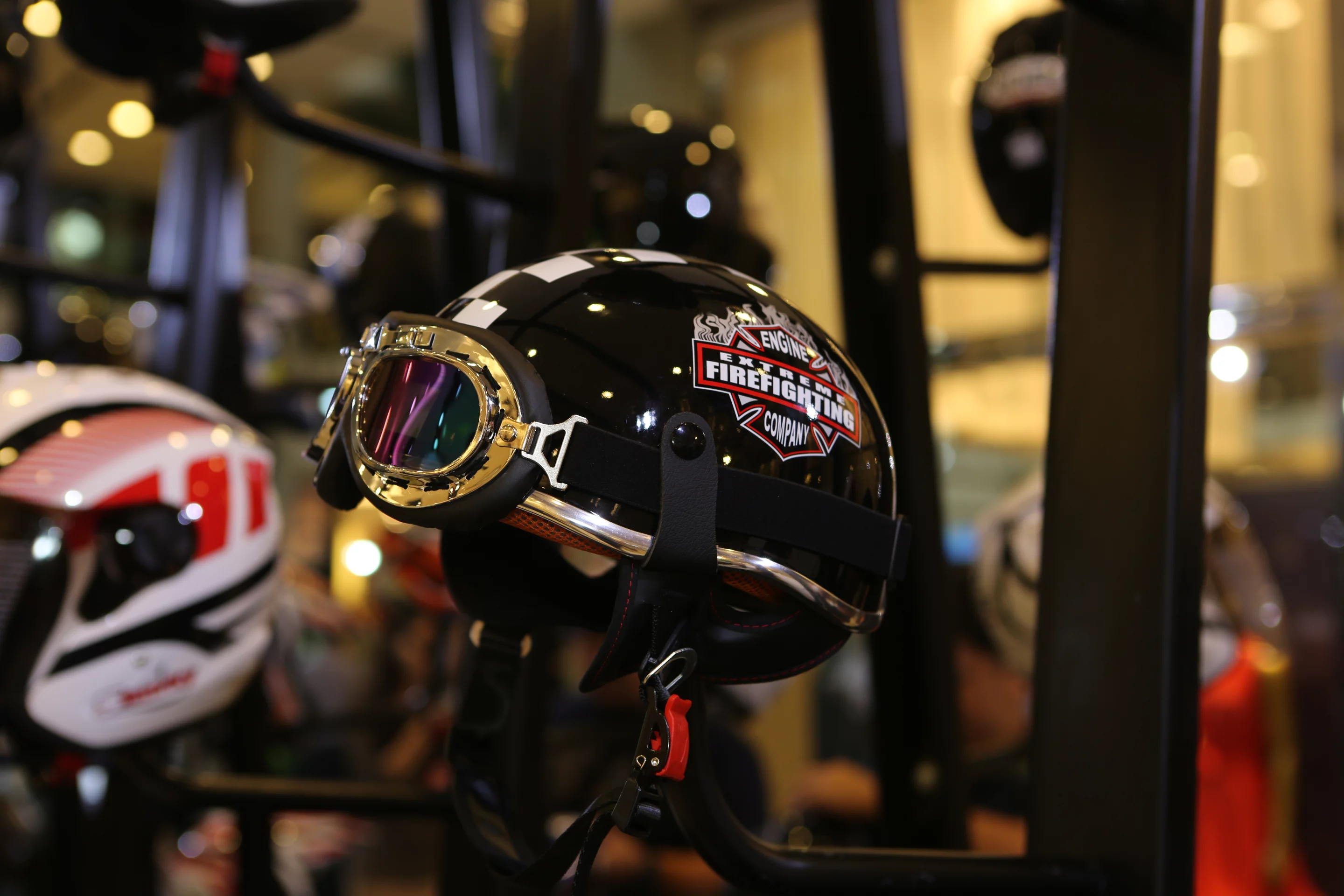 Custom helmets, or standard helmets with custom paint were in abundance (Photo: Husna Namirembe/Gizmag)