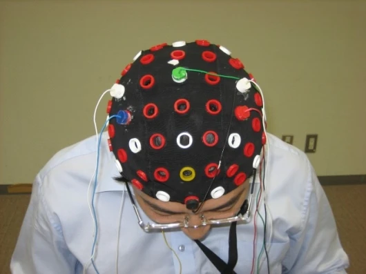 Not all the electrodes are used at all times (Photo: RIKEN)