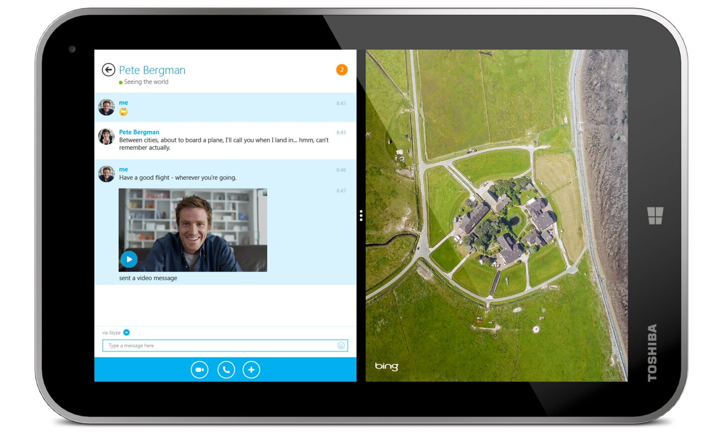 The operating system's new scaling capabilities to make the most of available display real estate
