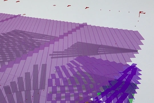 Computer graphic image of tape layer arrangement