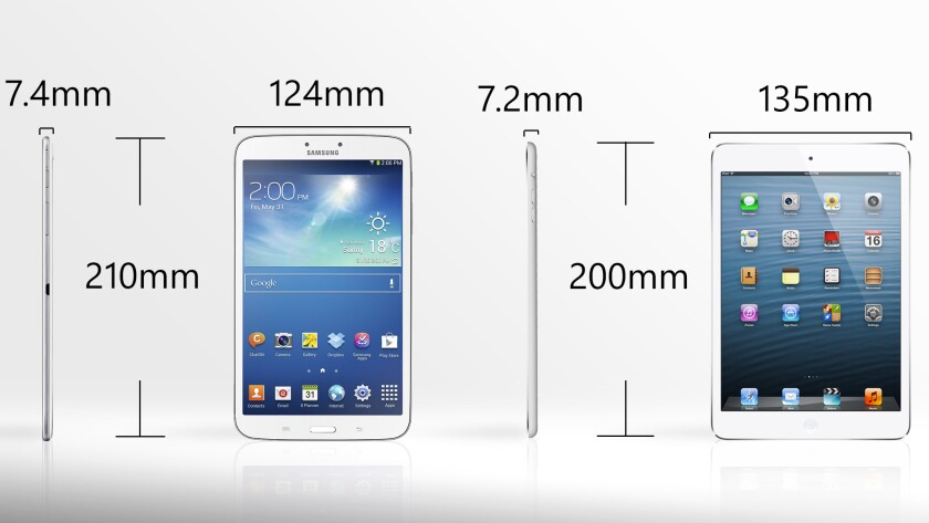 Both tablets are extremely thin, and sport overall compact designs