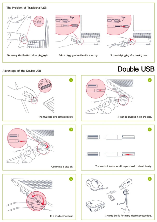 No more blind fumbling behind desktop towers, just plug and play
