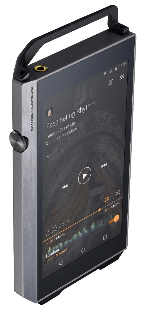 The Pioneer XDP-100R has a touch-screen control