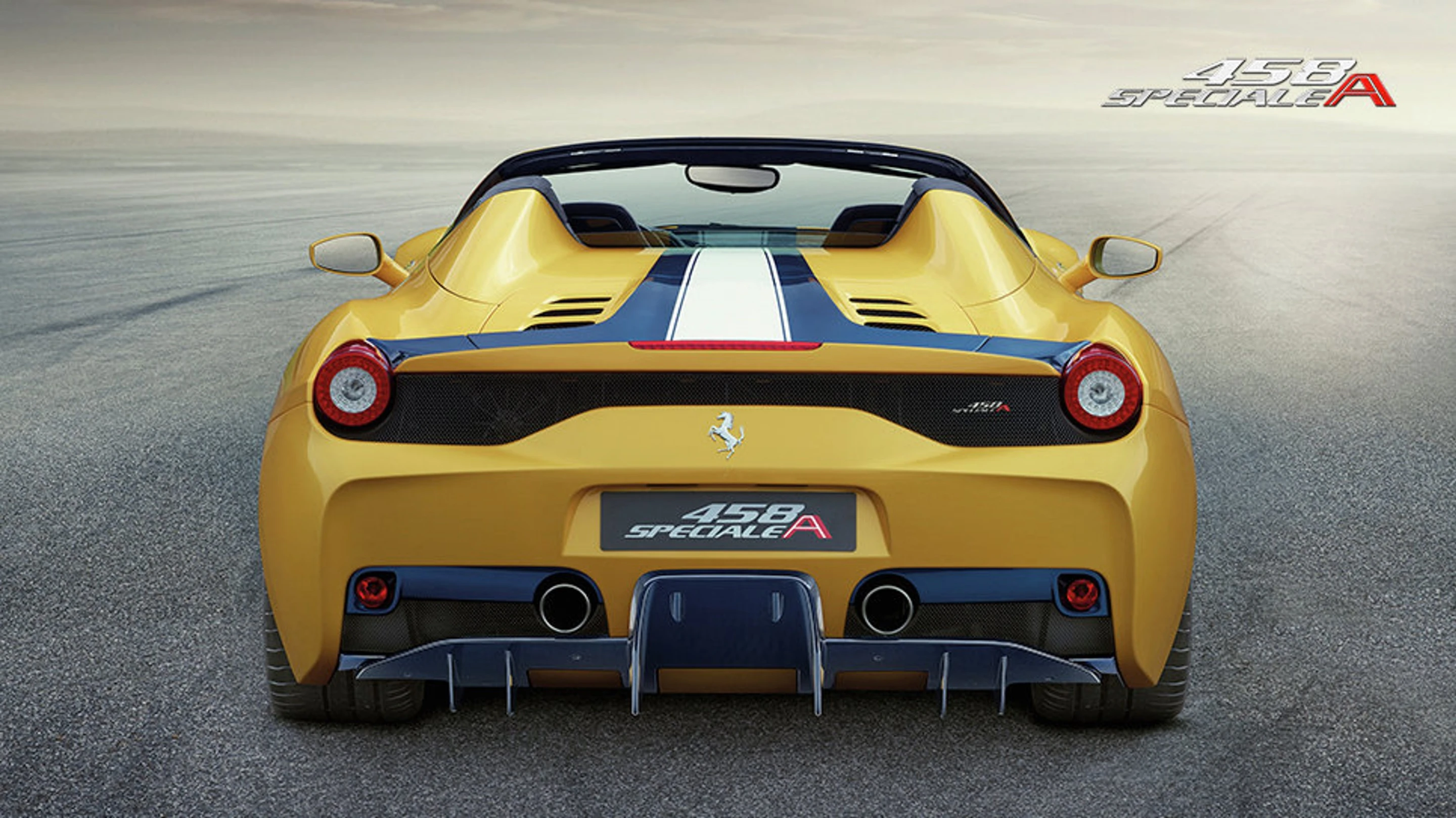 The 458 Speciale A rear view