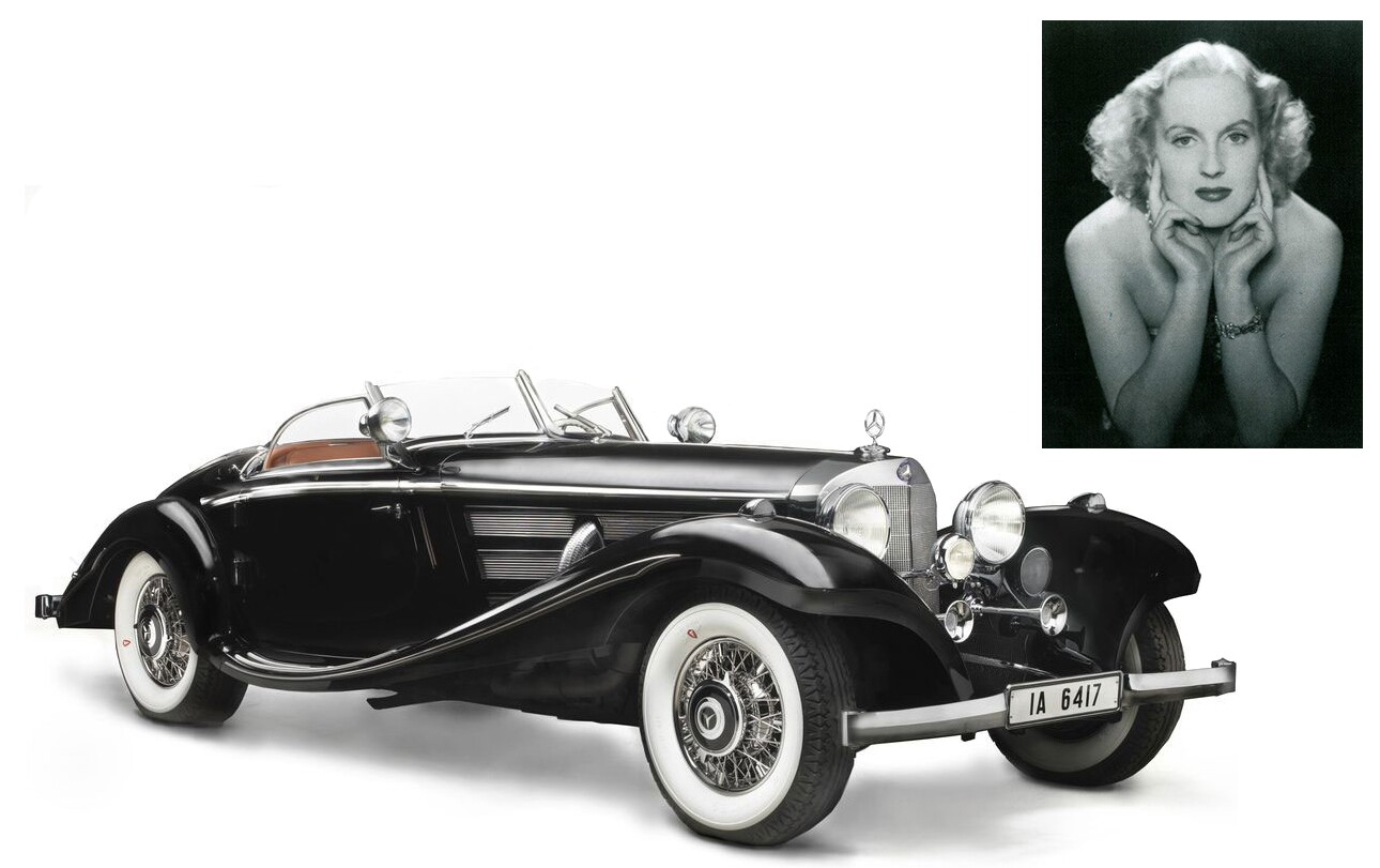 This 1936 Mercedes-Benz 540 K Special Roadster was formerly the property of Baroness Gisela von Krieger. It sold for $11,770,000 at Pebble Beach in 2012