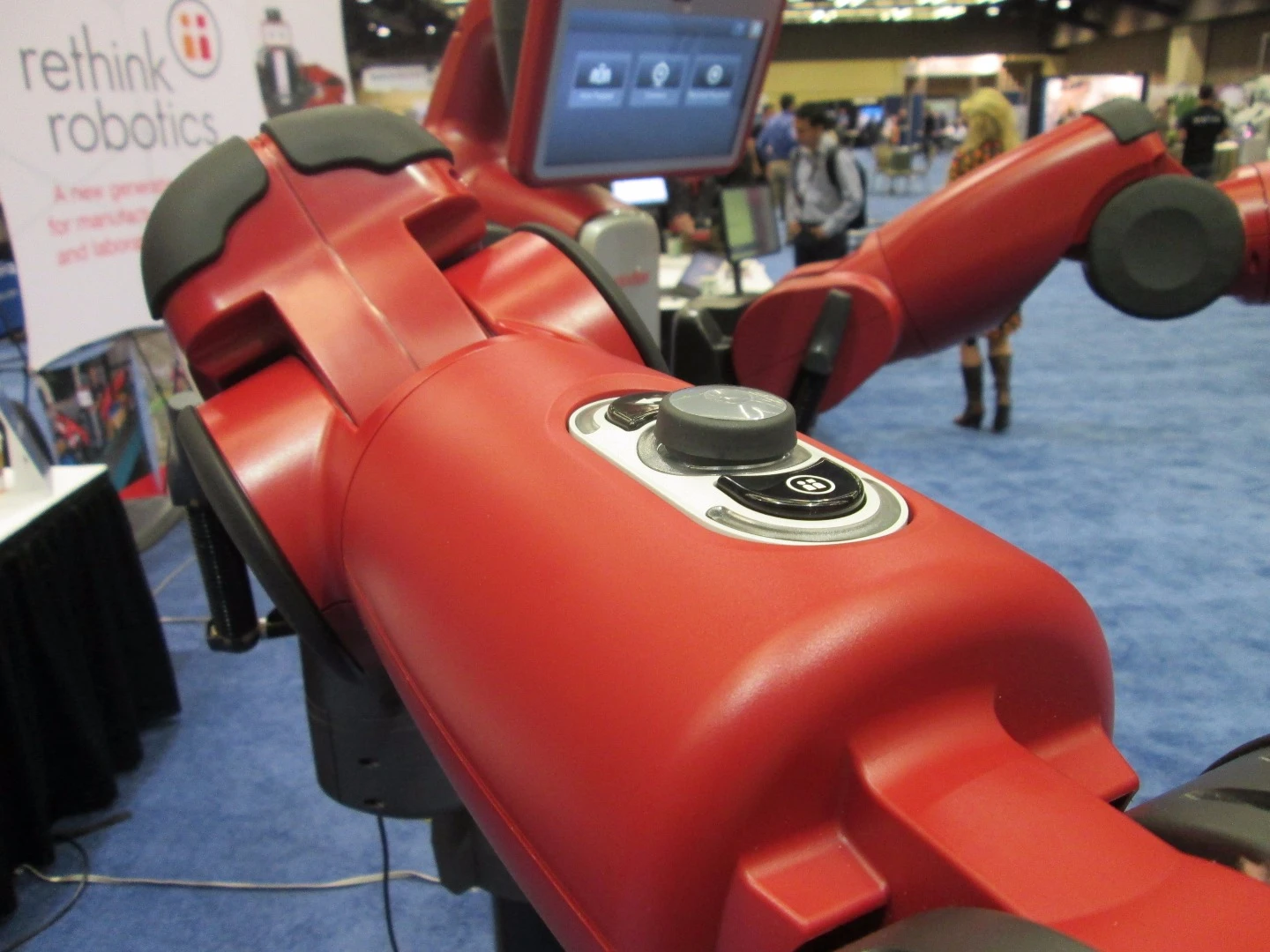 Detail of Baxter robot controls