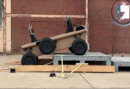 6x6 independent articulated suspension