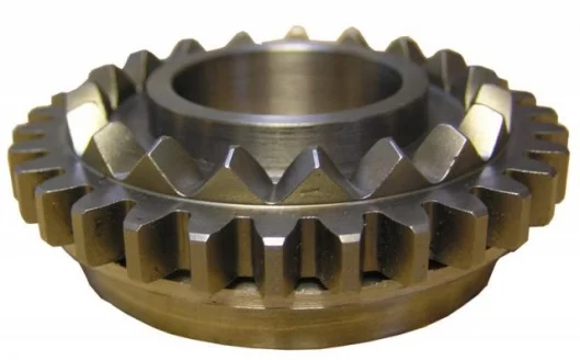 Detail of the advanced face gear drive used in the new 125cc RCV prototype engine