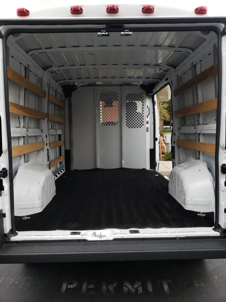 Existing horizontal wood panels allowed the pair to easily affix peg boards to the walls