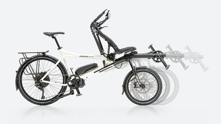 The Pino's wheelbase changes with the passenger's leg length