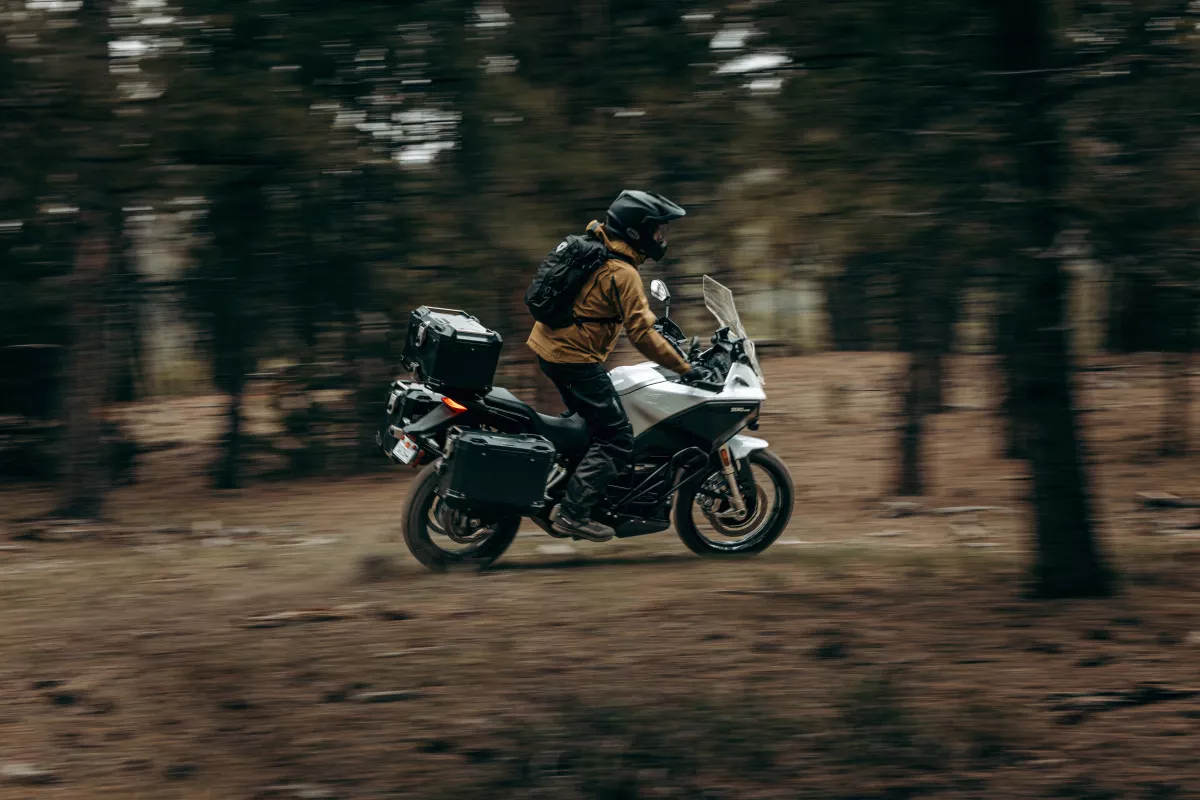 The Zero DSR/X electric adventure bike can ride for 180 city miles, 85 miles on the highway or 115 miles of combined motoring